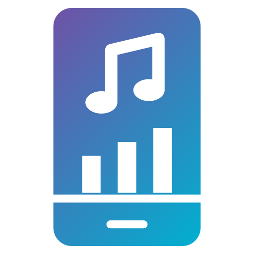 Music app Generic gradient fill icon