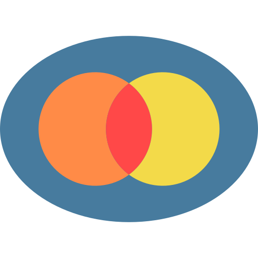 euler-diagram Generic color fill icoon