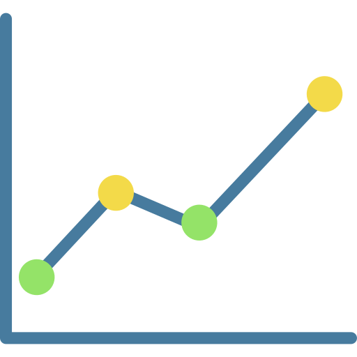 liniendiagramm Generic color fill icon