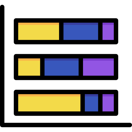 barre empilée Generic color lineal-color Icône