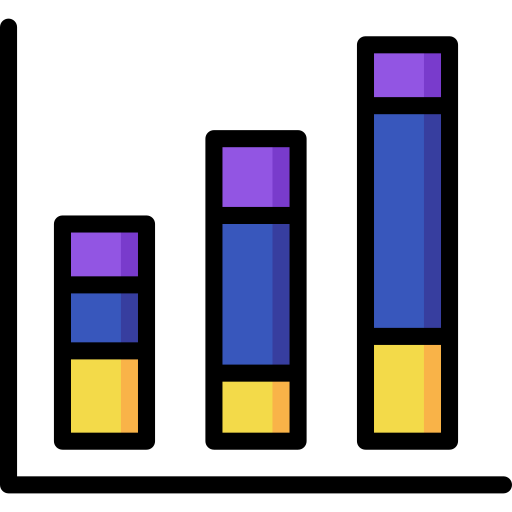 barra apilada Generic color lineal-color icono