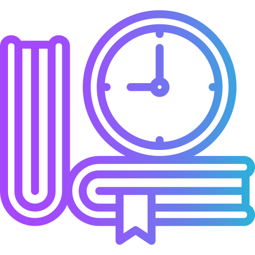 お勉強のお時間 Generic gradient outline icon