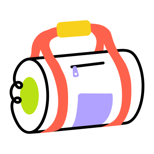 sac de gym Generic color lineal-color Icône