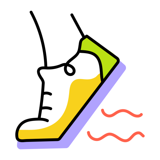 chaussure de course Generic color lineal-color Icône
