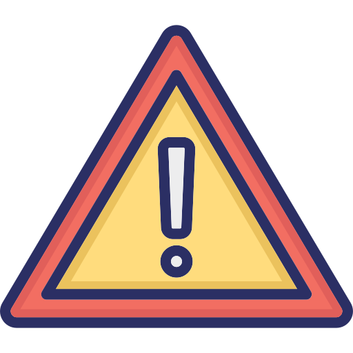 ícone de sinal de alerta Generic color lineal-color Ícone