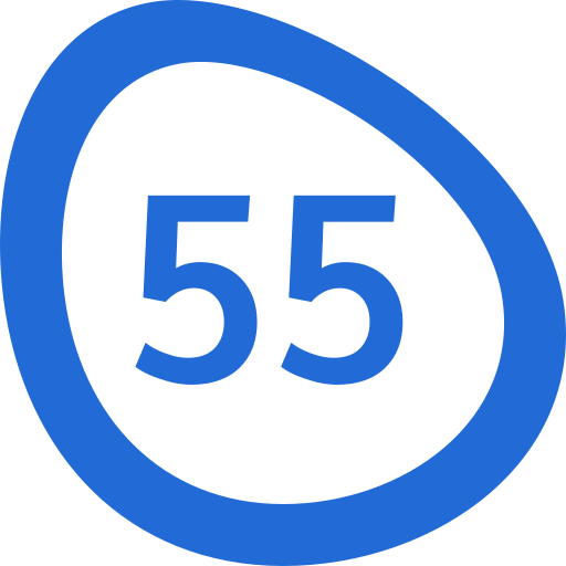 Fifty five Generic color fill icon