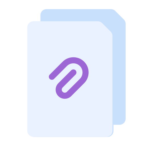 załącznik Generic color fill ikona
