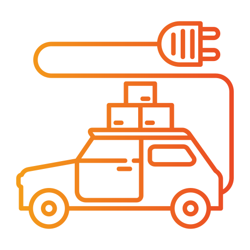 voiture électrique Generic gradient outline Icône