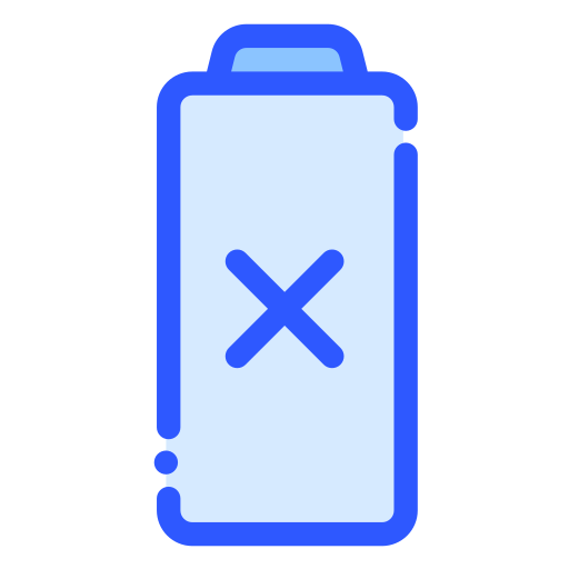 batterij leeg Generic color lineal-color icoon