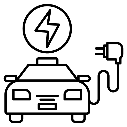 電気タクシー Generic black outline icon