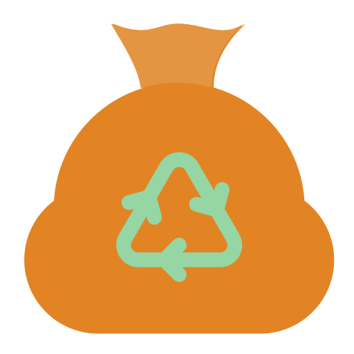 recyclingbeutel Generic color fill icon