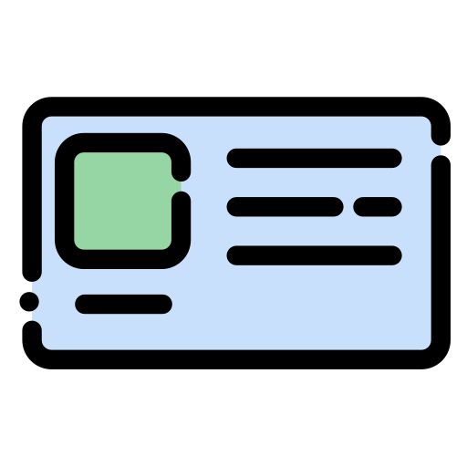 Id card Generic color lineal-color icon