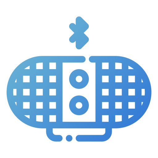 bluetooth speaker Generic gradient outline icoon