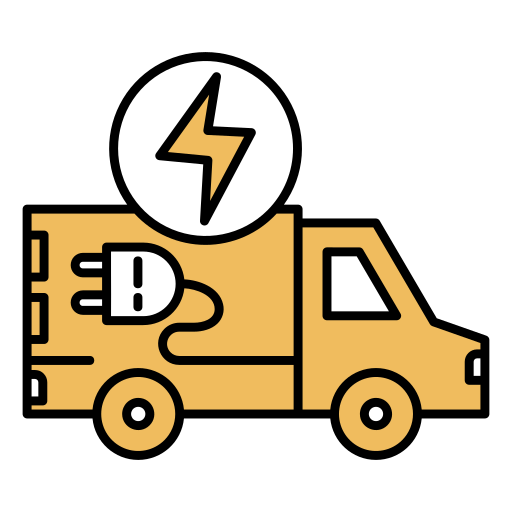 furgoneta eléctrica Generic color lineal-color icono