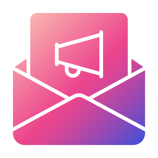 Email marketing Generic gradient fill icon