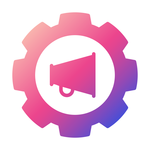 Marketing automation Generic gradient fill icon