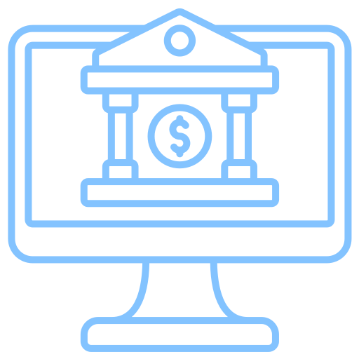 banca en línea Generic color outline icono