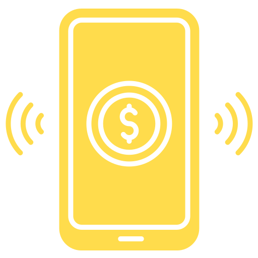 Mobile payment Generic color fill icon