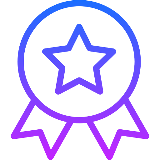 insignia Generic gradient outline icono
