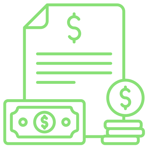 Financial statement Generic color outline icon