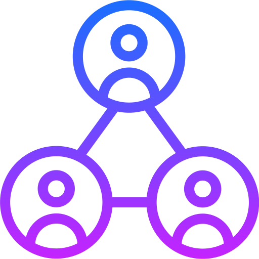 redes Generic gradient outline icono