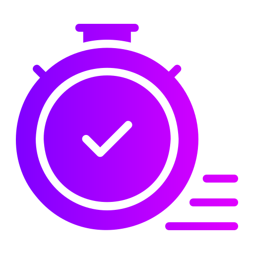 On time Generic gradient fill icon
