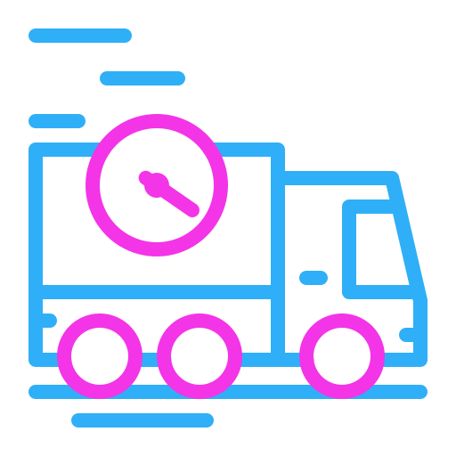 Express delivery Generic color outline icon