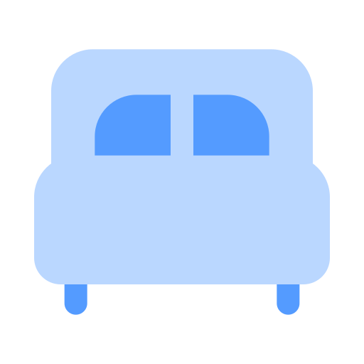 Кровать Generic color fill иконка