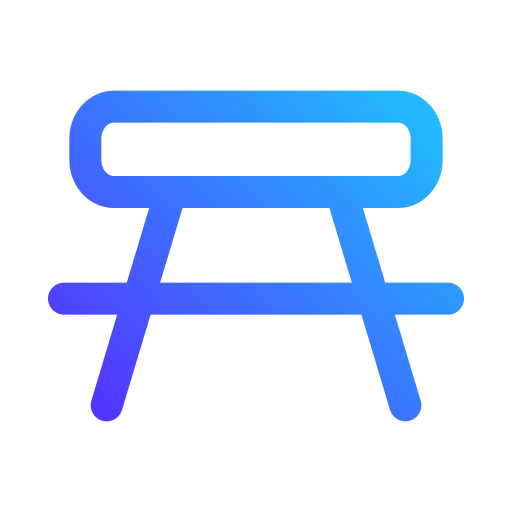 picknicktafel Generic gradient outline icoon