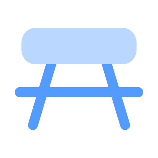 Стол для пикника Generic color fill иконка