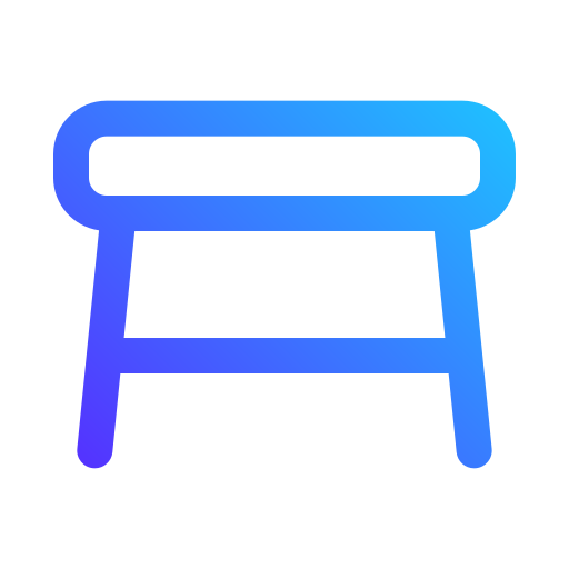 Table Generic gradient outline icon