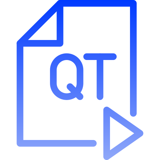 qt Generic gradient outline icon