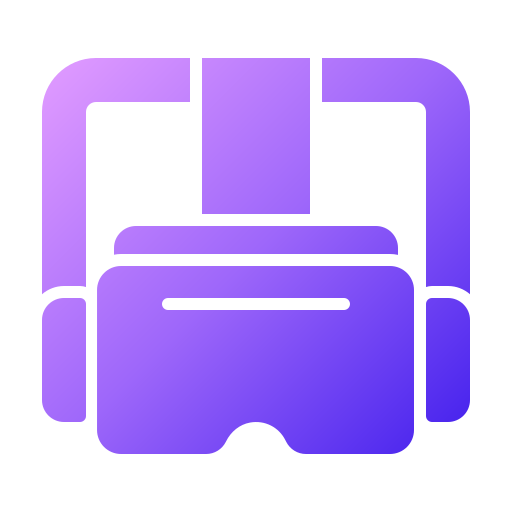 Virtual reality Generic gradient fill icon