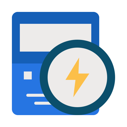Smart meter Generic color fill icon