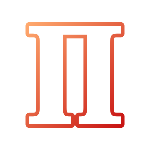 pi Generic gradient outline icon