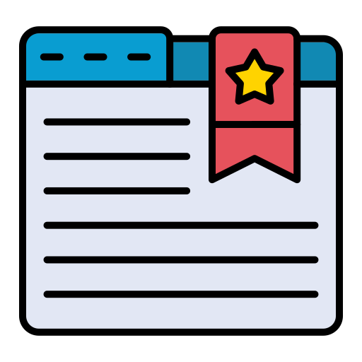 Bookmark Generic color lineal-color icon