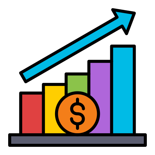 Profit chart Generic color lineal-color icon