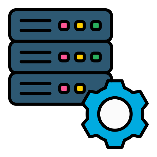 Серверы Generic color lineal-color иконка