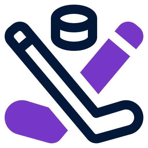 Ice hockey Generic color lineal-color icon