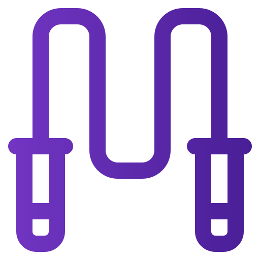 Jumping rope Generic gradient outline icon