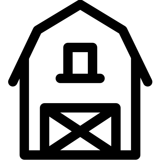 외양간 Basic Rounded Lineal icon