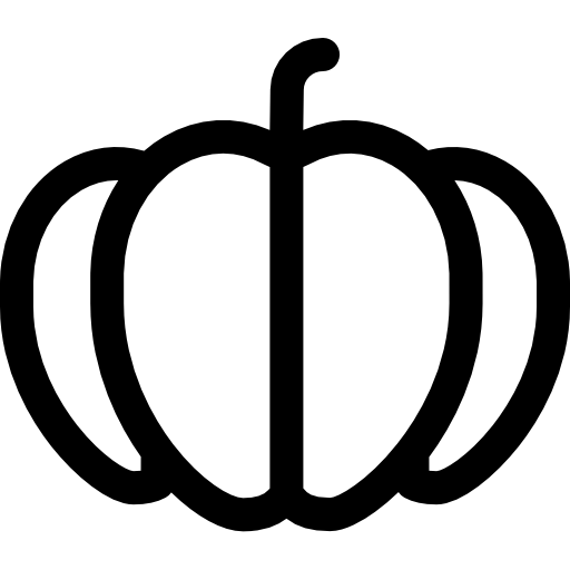 calabaza Basic Rounded Lineal icono