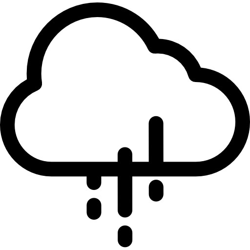 regen Basic Rounded Lineal icoon