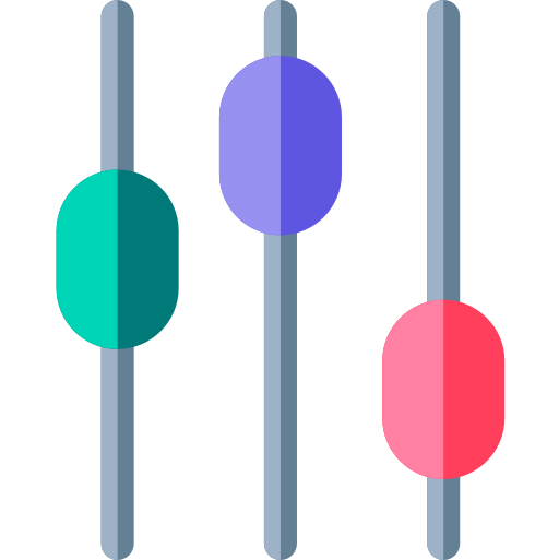 configuraciones Basic Rounded Flat icono