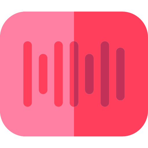 ondas sonoras Basic Rounded Flat icono