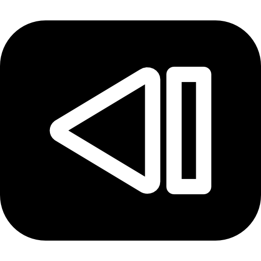 anterior Basic Rounded Filled icono