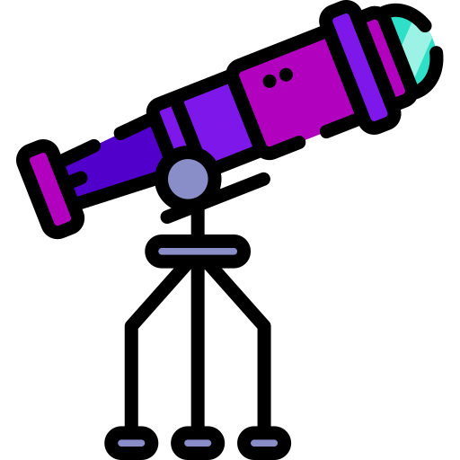 telescopio Special Lineal color icona