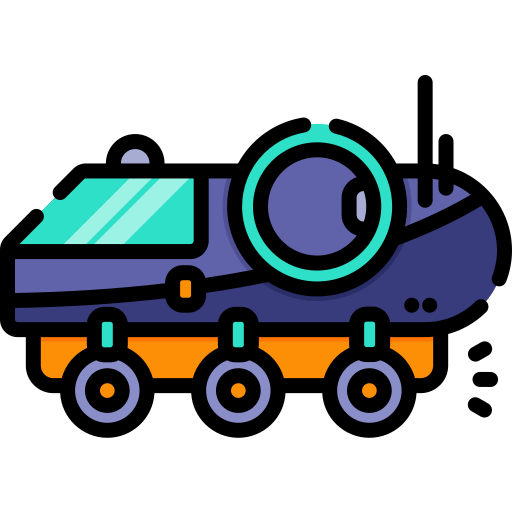 rover lunar Special Lineal color icono