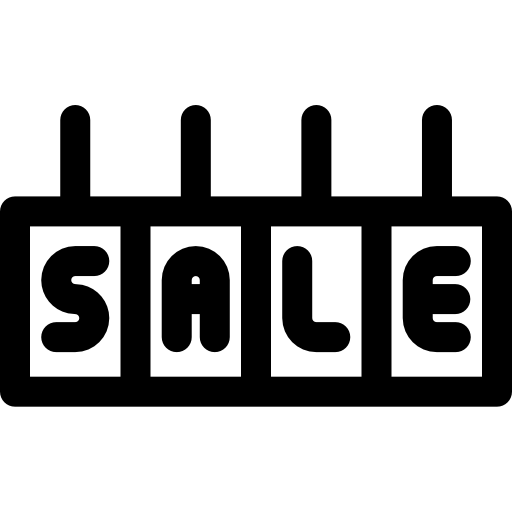 verkauf Basic Rounded Lineal icon