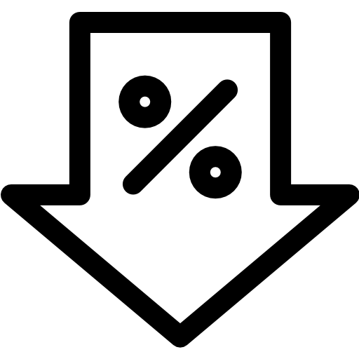 割引 Basic Rounded Lineal icon